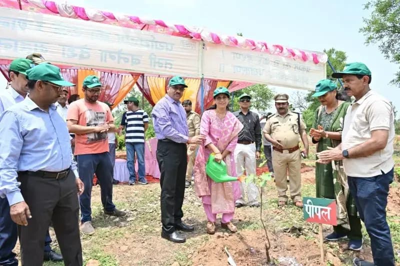 Sonbhadra News: 'एक पेड़ माँ के नाम' अभियान में एनटीपीसी रिहंद की सहभागिता, 300 पौधे लगाए.
