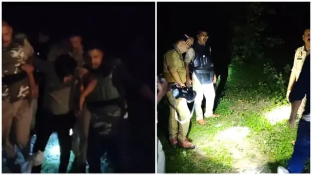 Sonbhadra News: पुलिस मुठभेड़ में दो बदमाश गिरफ्तार, लूट में प्रयुक्त बाइक, तमंचा और नगदी बरामद.