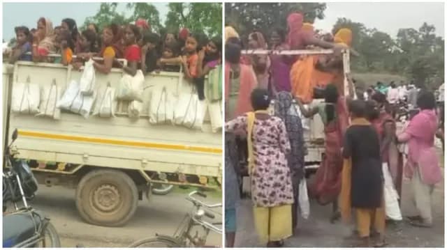 Sonbhadra News: मजदूरों को पिकअप में भूसे की तरह भरकर छत्तीसगढ़ भेजने का आरोप, कार्रवाई की मांग.
