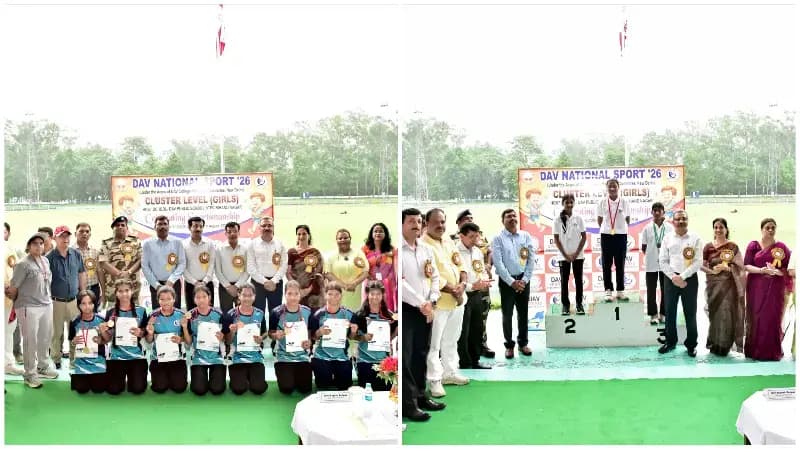 Sonbhadra News: डीएवी रिहंदनगर में तीन दिवसीय जोनल खेल प्रतियोगिता का भव्य समापन, डीएवी अनपरा बना ओवरऑल चैंपियन.