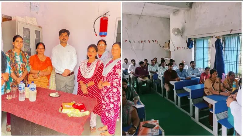 Sonbhadra News: बीएसए ने कस्तूरबा विद्यालय व एफएलएन प्रशिक्षण का किया निरीक्षण, दिए आवश्यक निर्देश.