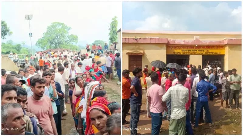Sonbhadra News: चैनपुर लैम्पस पर यूरिया खाद को लेकर हंगामा, किसानों में हुई धक्का-मुक्की.