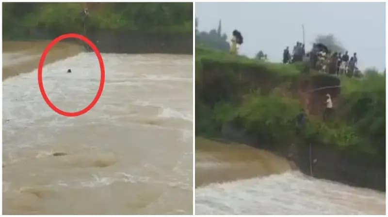 Sonbhadra News: बिछियारी नदी में बाढ़ का कहर, 10 वर्षीय बालक को बचाने कूदा व्यक्ति भी बहा.