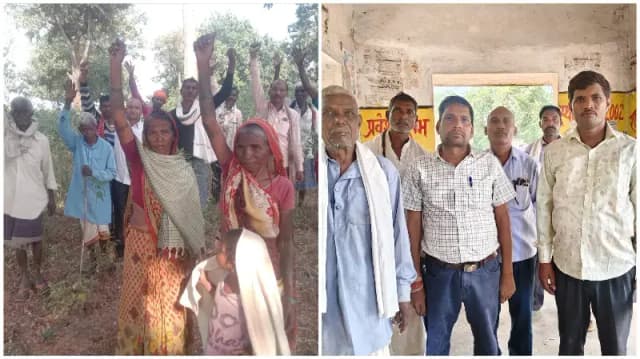 Sonbhadra News: पुश्तैनी जमीन बचाने को 53 परिवारों की गुहार, पूर्व प्रधान पर जमीन बेचने का आरोप.