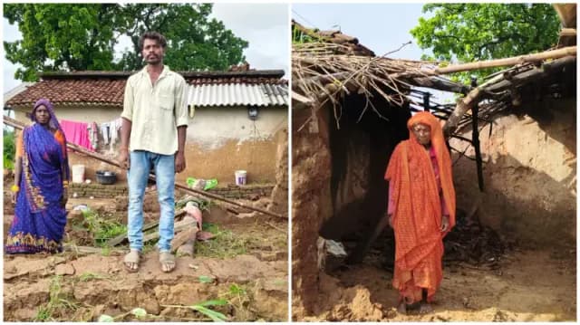 Sonbhadra News: चार दिन की बारिश ने मचाई तबाही, बभनी में तीन कच्चे मकान ढहे; संवरा में भी घर गिरा.