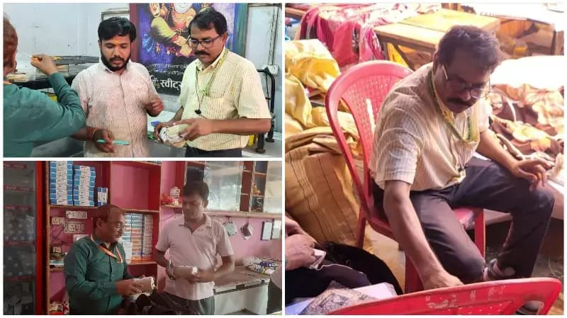Sonbhadra News: रक्षाबंधन से पहले खाद्य विभाग की छापेमारी, मिठाई समेत 7 खाद्य पदार्थों के नमूने लिए.
