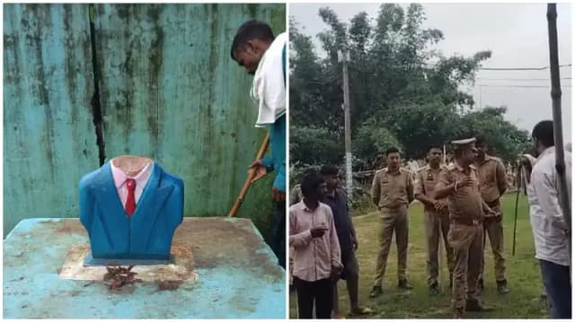 Sonbhadra News: बाबा साहेब की प्रतिमा खंडित किए जाने पर भीम आर्मी में आक्रोश, दोषियों की गिरफ्तारी की मांग.