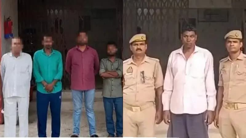 Chandauli News : बलुआ पुलिस की कार्रवाई, दुष्कर्म के आरोपी समेत 5 गिरफ्तार.
