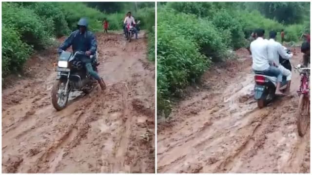 Sonbhadra News: बभनी-घघरी जंगल मार्ग बदहाल, कीचड़ और गड्ढों से ग्रामीण परेशान.