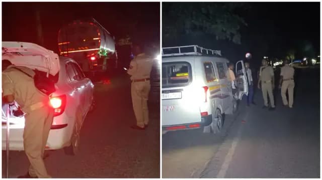 Sonbhadra News: बभनी-अंबिकापुर मार्ग पर पुलिस की सख्ती, सैकड़ों वाहन चेक के दौरान 10 का चालान.