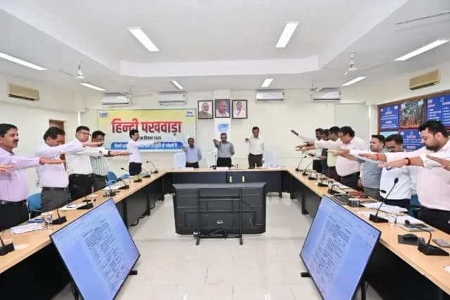 Sonbhadra News: एनटीपीसी रिहंद में हिन्दी पखवाड़ा 2026 का शुभारंभ.
