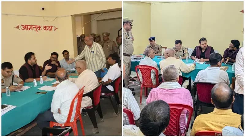 Sonbhadra News: थाना दिवस में डीएम-एसपी ने सुनीं जनसमस्याएं, समयबद्ध निस्तारण के निर्देश.