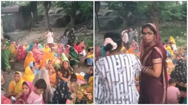 Sonbhadra News: बीजपुर में श्रद्धा और उत्साह के साथ मनाया गया जितिया पर्व, संतान की लंबी उम्र के लिए माताओं ने रखा निर्जला व्रत।
