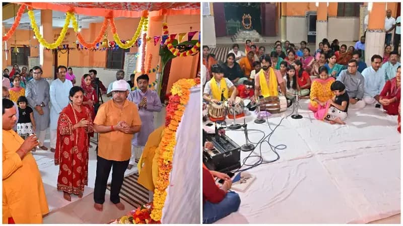 Sonbhadra News: एनटीपीसी रिहंदेश्वर धाम में भव्य भगवती जागरण, भजनों पर देर रात तक झूमे श्रद्धालु.