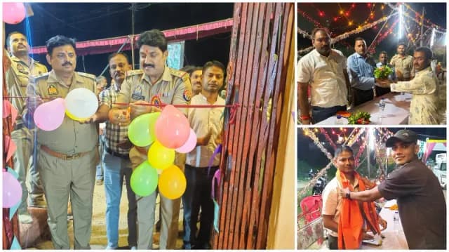 Sonbhadra News: दुर्गा पूजा महोत्सव का भव्य शुभारंभ, समाजसेवी अमरेश तिवारी ने मंदिर निर्माण में सहयोग का दिया भरोसा.