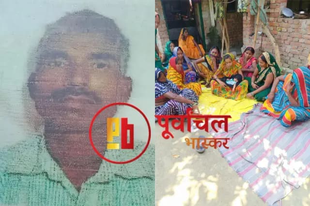Chandauli News : अज्ञात वाहन की टक्कर से बाइक सवार की मौत, दो गंभीर, एक वाराणसी रेफर.