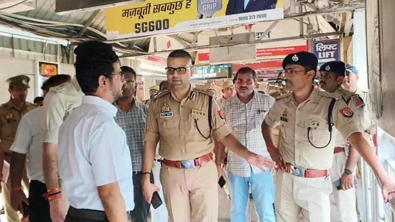 Chandauli News : एयर शो को लेकर सुरक्षा व्यवस्था को लेकर डीआईजी वैभव कृष्ण ने डीडीयू जंक्शन और पार्किंग स्थलों का किया निरीक्षण.
