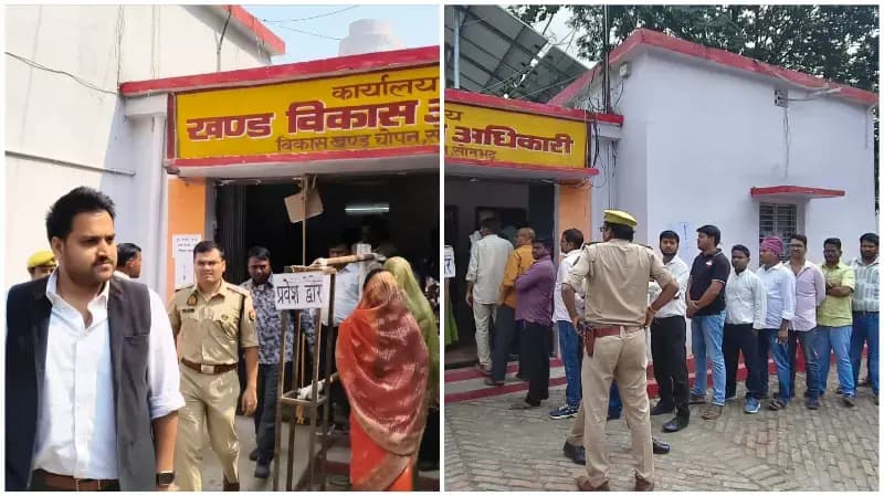 Sonbhadra News: दोपहर 12 बजे तक शिक्षक निर्वाचन में 46.31% और स्नातक में 18.07% मतदान.