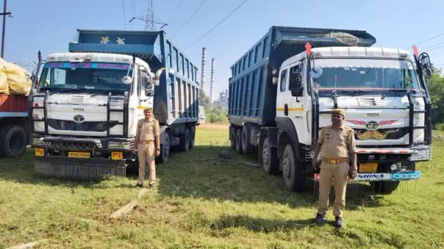 Sonbhadra News: अवैध खनिज परिवहन से अर्जित 83 लाख की संपत्ति कुर्क, चोपन पुलिस अवैध करोबार पर प्रहार.