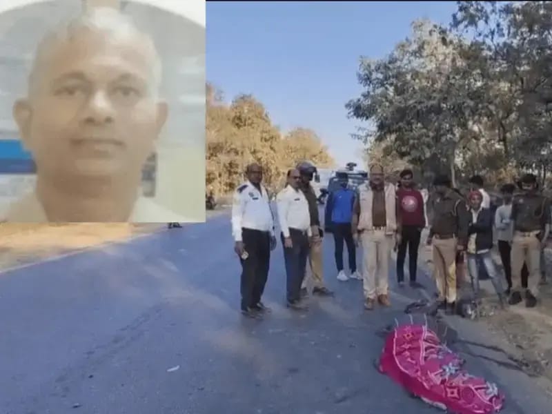 Sonbhadra News: हाथीनाला–रेणुकूट मार्ग पर सड़क हादसा, SBI सुरक्षा गार्ड की मौत.