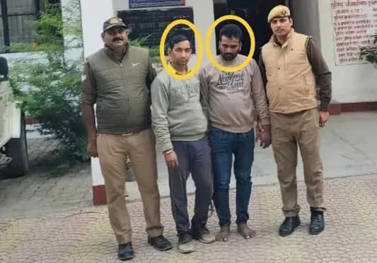 Chandauli News: पुलिस ने बिहार जा रहे पिकअप से 09 गोवंश किया बरामद, 02 तस्कर गिरफ्तार.