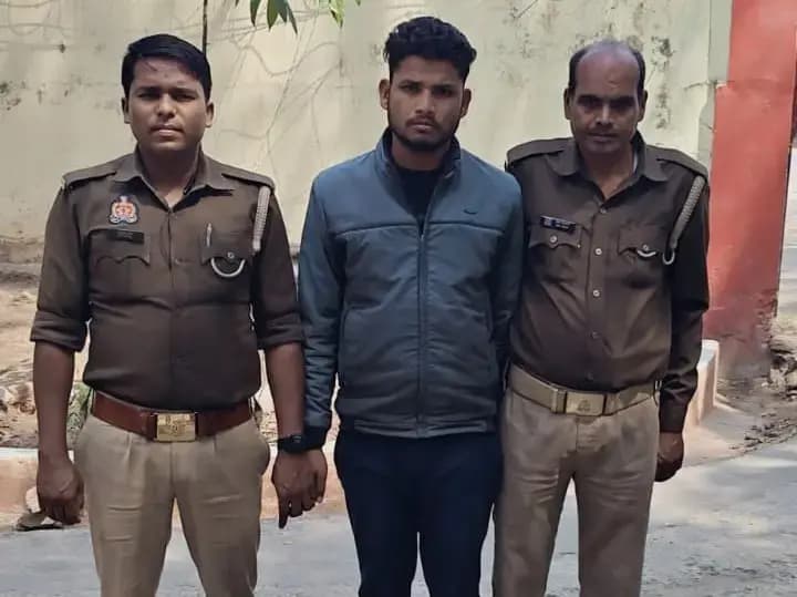 Sonbhadra News: ठुरकी नदी के पास से वांछित अभियुक्त गिरफ्तार.