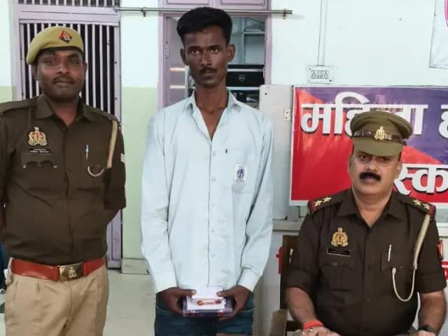 Sonbhadra News: 12 घंटे में अंग्रेजी शराब की दुकान में हुई चोरी का खुलासा, एक गिरफ्तार.