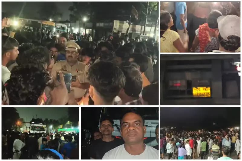 Sonbhadra News: वाहन से बाइक सवार पर गिरा भारी भरकम कोयले का टुकड़ा, एक की मौत एक घायल.