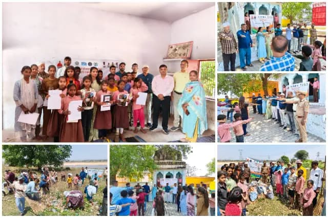 Sonbhadra News: सोन नदी तट पर स्वच्छता अभियान, लोगों को दिलाई गई स्वच्छता शपथ.