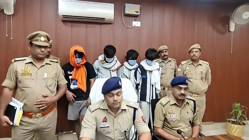 Chandauli News: महंगे शौक और जल्दी अमीर बनने की चाहत में छात्र बने लुटेरे.