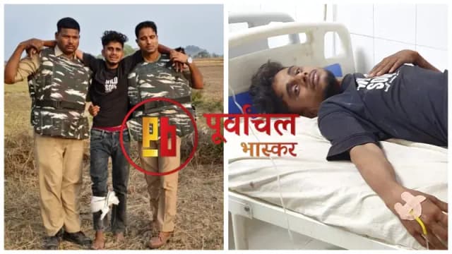 Chandauli News: ज्वेलरी शॉप लूट में शामिल बदमाश की पुलिस से मुठभेड़, बिहार भागने की फिराक में था बदमाश.