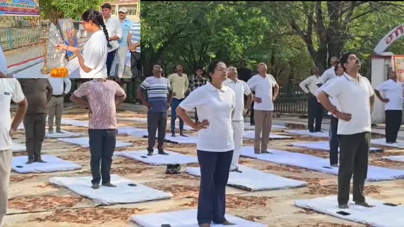 Sonbhadra News: अंतर्राष्ट्रीय योग दिवस को लेकर जिले में शुरू हुआ योग सप्ताह, सलखन फॉसिल्स पार्क में होगा मुख्य आयोजन.