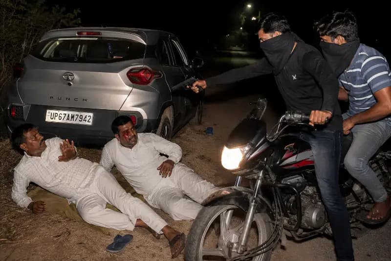 Chandauli News: खेत में सो रहे दो भाइयों पर बदमाशों का हमला, फायरिंग कर सोने की चेन लूटकर फरार.