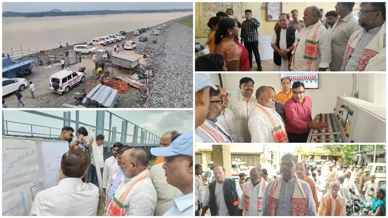 Sonbhadra News: प्रभारी मंत्री हंसराज विश्वकर्मा ने कनहर परियोजना का किया निरीक्षण, बचे कार्य शीघ्र पूरा करने के दिए निर्देश.