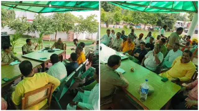 Sonbhadra News: सावन, कांवड़ यात्रा और चेहल्लुम को लेकर चोपन थाने में पीस कमेटी की बैठक.
