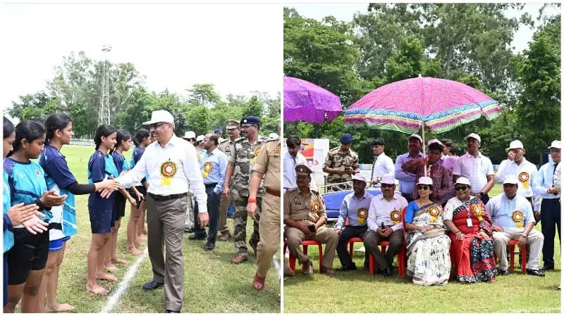 Sonbhadra News: खेल प्रतिभा का महाकुंभ: रिहंदनगर में डीएवी जोनल स्पोर्ट्स मीट का भव्य आगाज.