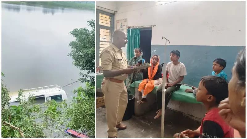 Sonbhadra News: स्कूली बच्चों से भरी वाहन तालाब में पलटी, ग्रामीणों की सूझबूझ से टली बड़ी अनहोनी.