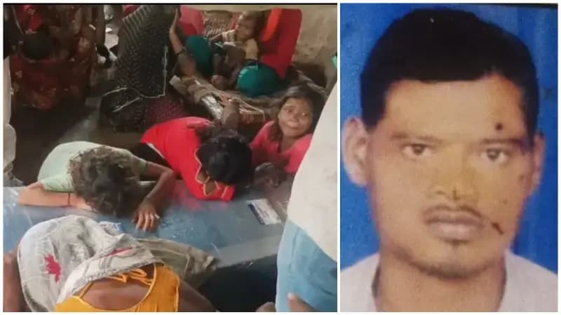 Sonbhadra News: शव गांव पहुंचने पर परिवार में मचा कोहराम, चार बेटियों और एक बेटे के सिर से उठा पिता का साया.
