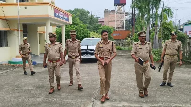 Chandauli News : फायर NOC में देरी की शिकायत पर एसपी का औचक निरीक्षण, अग्निशमन कार्यालय की व्यवस्थाएं परखी.