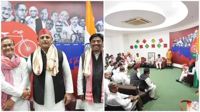 Sonbhadra News: 2027 की सियासी जंग की तैयारी में जुटी सपा, अखिलेश यादव से नजमुद्दीन ईदरिशी नेताओं की अहम मुलाकात.