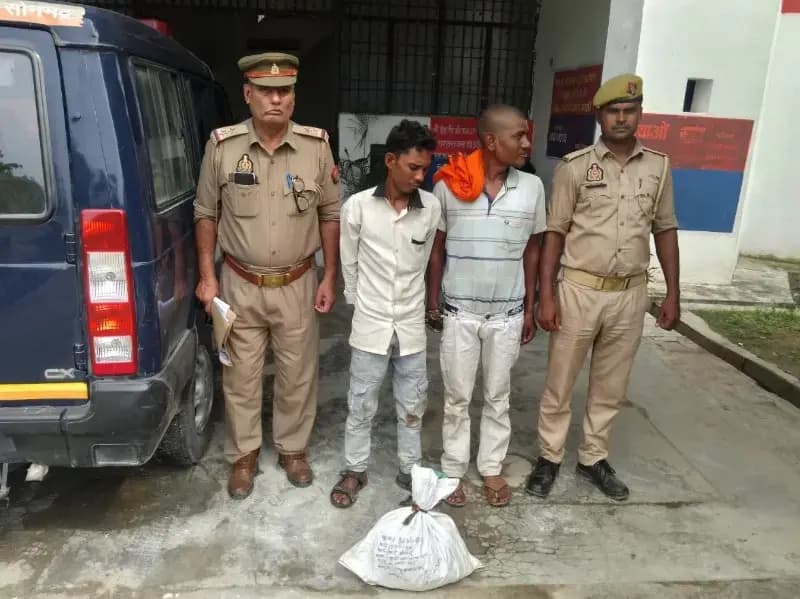 Sonbhadra News: चोपन पुलिस ने चोरी का किया खुलासा, 11 किलो कॉपर वायर के साथ दो गिरफ्तार.