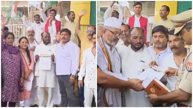 Sonbhadra News: राष्ट्रगान के कथित अपमान को लेकर कांग्रेस ने जताया विरोध, विधानसभा अध्यक्ष सतीश महाना पर मुकदमे की मांग.