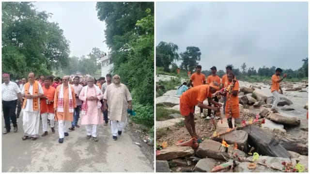 Sonbhadra News: सेंदूर टीका से अजीरेश्वर धाम तक निकली भव्य कांवड़ यात्रा, हर-हर महादेव के जयकारों से गूंजा क्षेत्र.