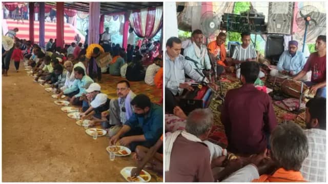 Sonbhadra News: झंडेश्वर महादेव मंदिर में 24 घंटे का अखंड हरिकीर्तन संपन्न, भंडारे में उमड़े हजारों श्रद्धालु.