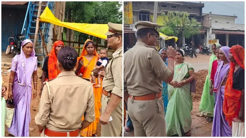 Sonbhadra News: बीजपुर में साइबर जागरूकता अभियान, पुलिस ने लोगों को ऑनलाइन ठगी से बचने के बताए उपाय.