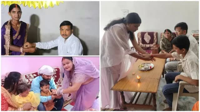 Sonbhadra News: बभनी क्षेत्र में धूमधाम से मनाया गया रक्षाबंधन, भाइयों की कलाई पर सजीं राखियां.