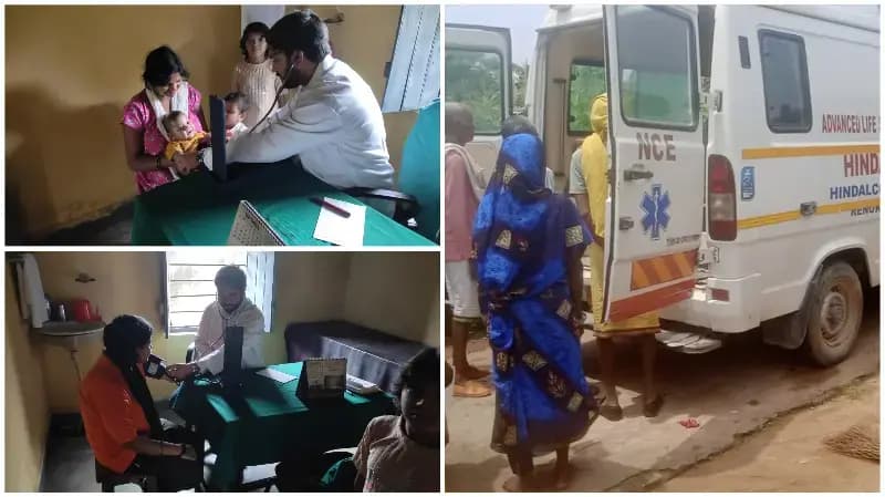 Sonbhadra News: 10 गांवों में स्वास्थ्य शिविर, 509 मरीजों की हुई जांच.