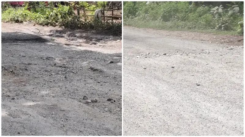 Sonbhadra News: रेणुकूट-बभनी-बीजपुर मार्ग पर गड्ढों का जाल, हादसों का बढ़ा खतरा.
