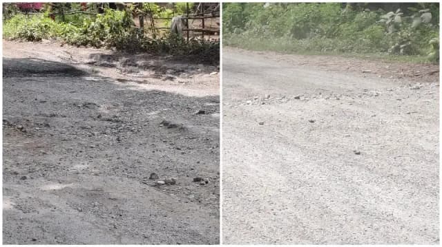 Sonbhadra News: रेणुकूट-बभनी-बीजपुर मार्ग पर गड्ढों का जाल, हादसों का बढ़ा खतरा.