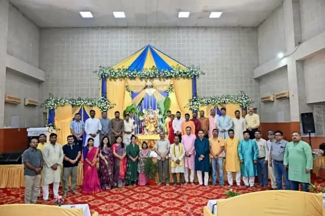 Sonbhadra News: रिहंदनगर में गणपति बप्पा की गूंज, एनटीपीसी परिसर में तीन दिवसीय गणेशोत्सव शुरू.